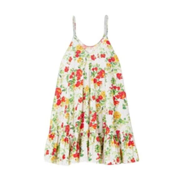 Caroline Constas Laurel ruffled floral print cotton blend poplin mini dress